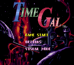 Заставка игры Time Gal